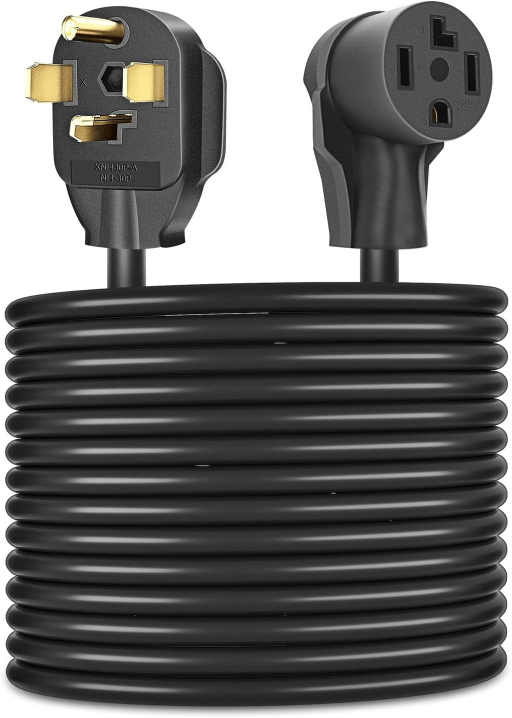 Dryer Extension Cord 4 Prong, 30 Amp, 10 Feet, Pack of 2 C55908