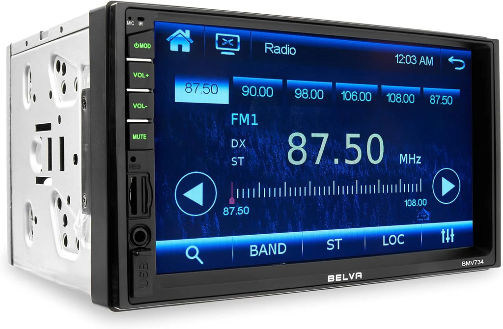 Double DIN Touchscreen Car Stereo Receiver with Bluetooth R13099