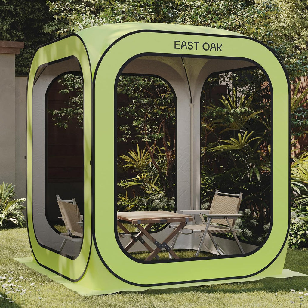 Light Green Pop-Up Screen Tent 6 x 6 FT with Carry Bag W498154
