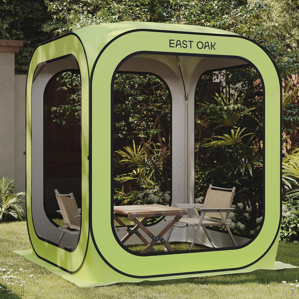 Light Green Pop-Up Screen Tent 6 x 6 FT with Carry Bag W498154
