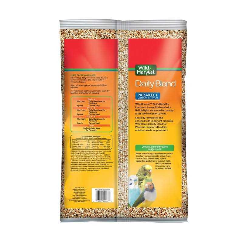 Daily Blend Nutrition Diet for Parakeet, Canary and Finch 10 Pounds X6628