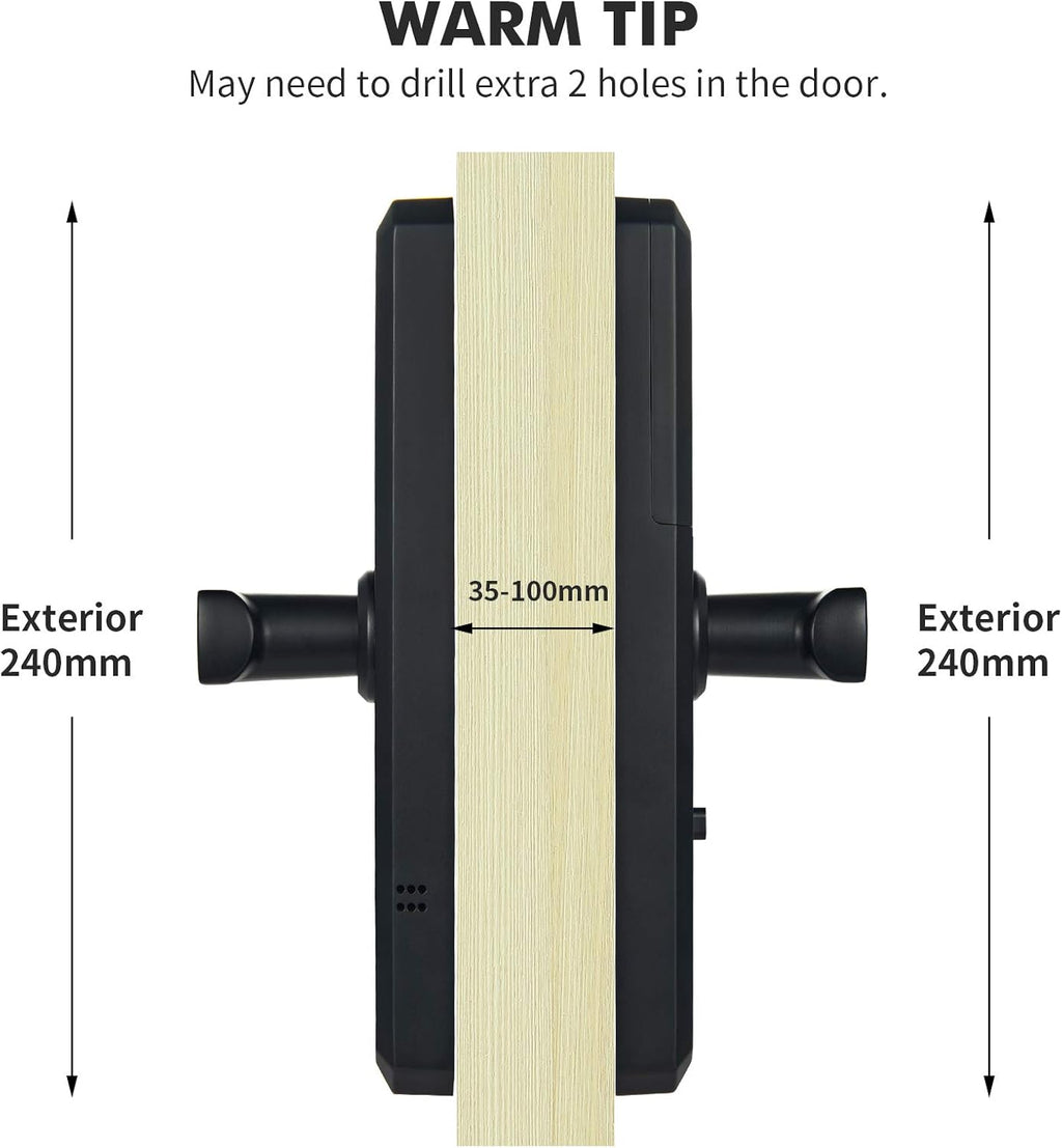 Electronic Door Lock with Touchscreen Keypad X1581