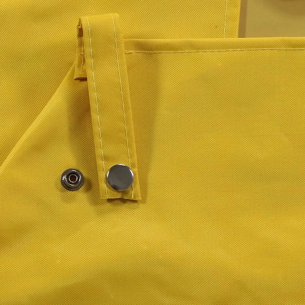 Yellow Utility Cart with Folding Sides and Liner Set W3387