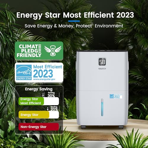 0.48 Gallon Dehumidifier with Auto or Manual Drainage D3928