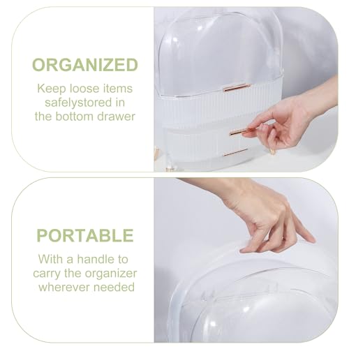 Crystal White Makeup Organizer Y62134
