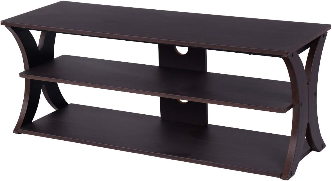 3-Tier TV Stand with Storage Shelves A6567