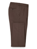 Tailored Fit Solid Brown Wool Suit H70836