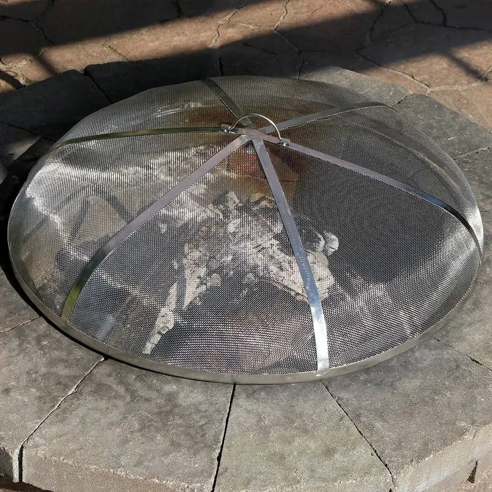40 inch Stainless Steel Fire Pit Spark Screen Z73019