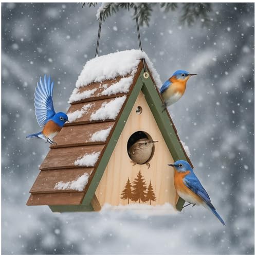 Cedar Wood Large Open Bird House Nestbox X99205