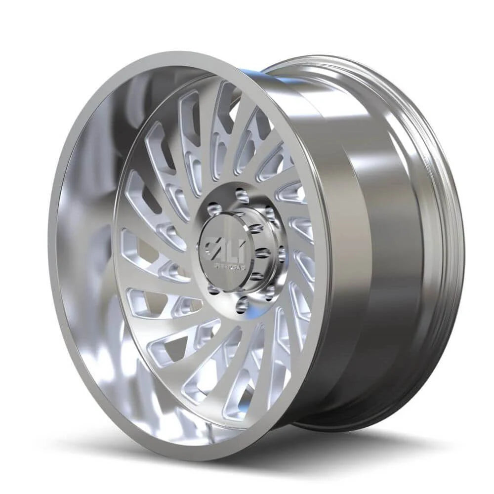 Polished 24x12 6x135 -51mm 87.1mm Wheel Q592