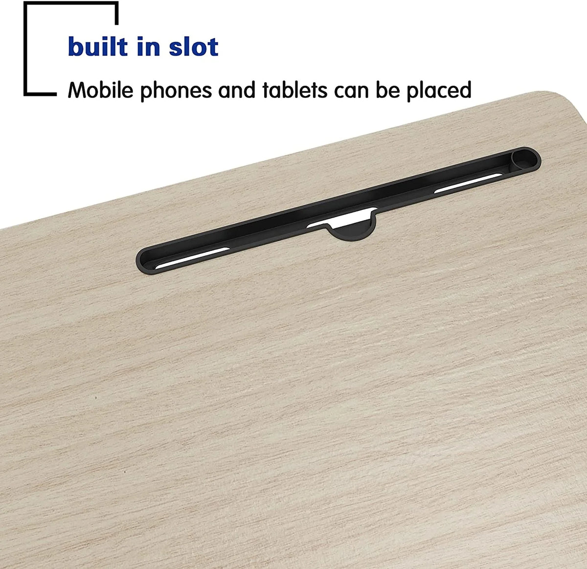 Adjustable Maple Laptop Computer Desk D8414