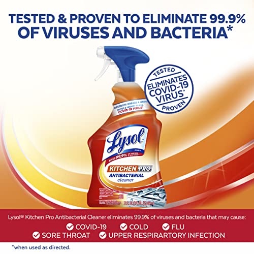 Antibacterial All Purpose Kitchen Cleaner and Degreaser, Citrus Scent, 22oz V894885