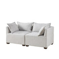 2-Piece Modular Loveseat Sofa J857820