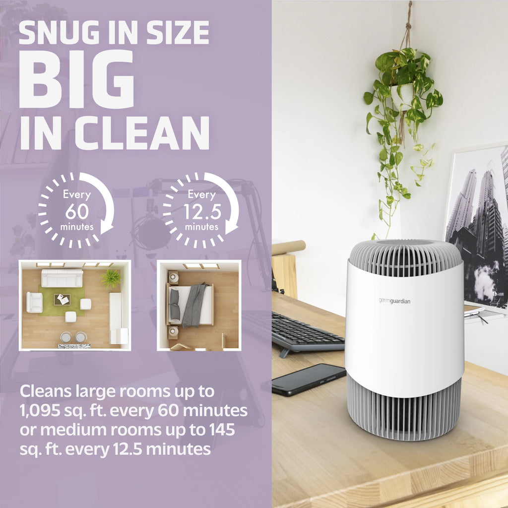 Air Purifier with HEPA Filter, UV-C, 1095 Sq. ft. S937