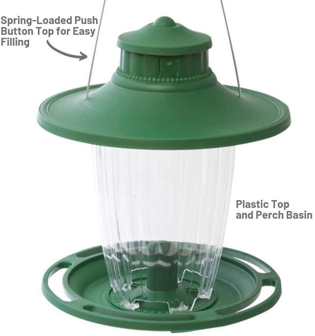 Green Lantern-Style Wild Bird Feeder L79823