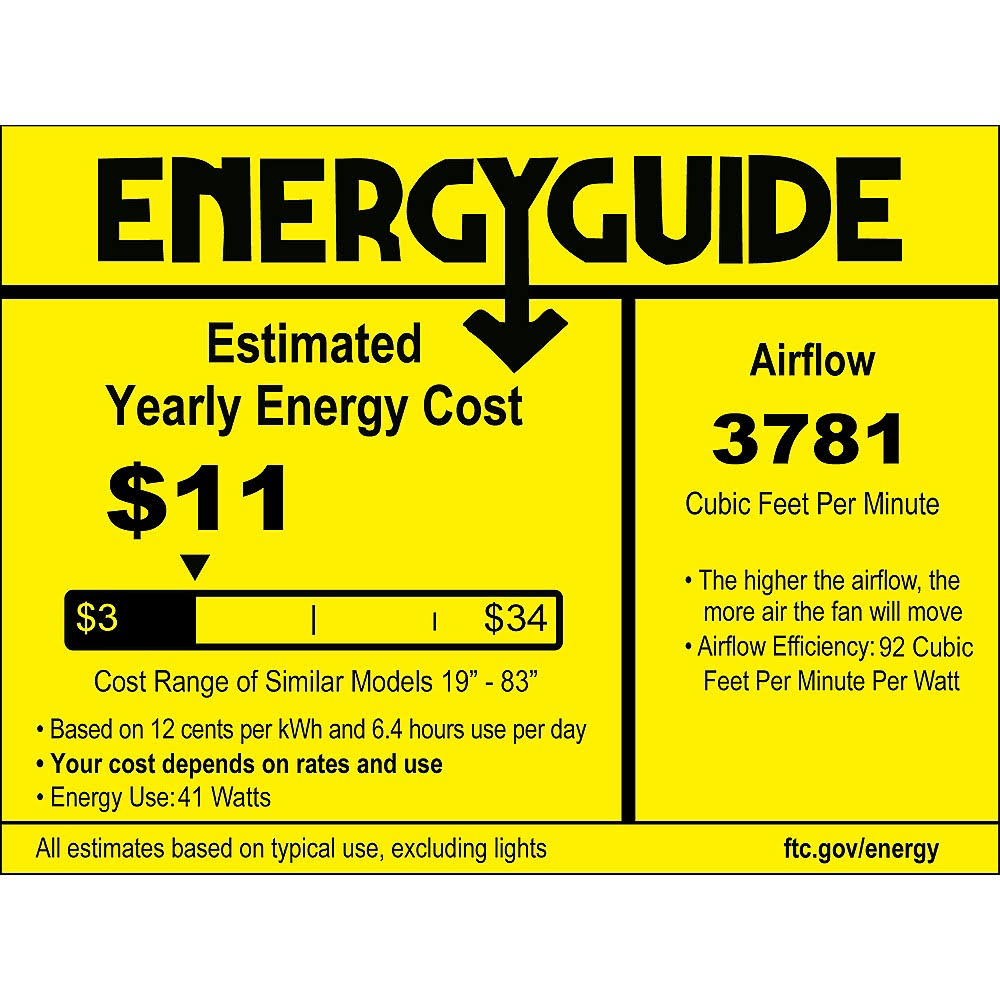 Oil Rubbed Bronze LED Ceiling Fan E81385