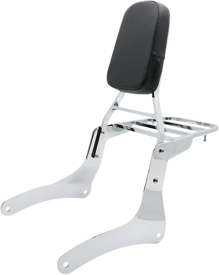 Sissy Bar Backrest for Kawasaki Vulcan VN900 Custom Classic 2006-2021 (Silver) K716