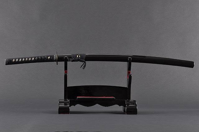 Handmade Damascus Bamboo Japanese Samurai Katana Sword E158385