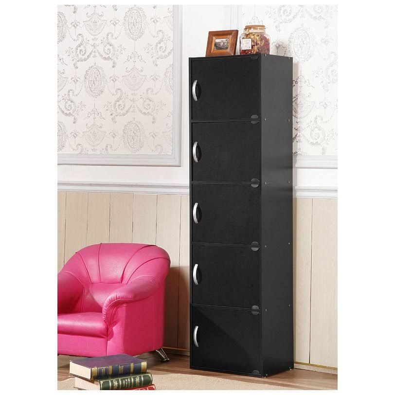 5 Door Black Cabinet S956513