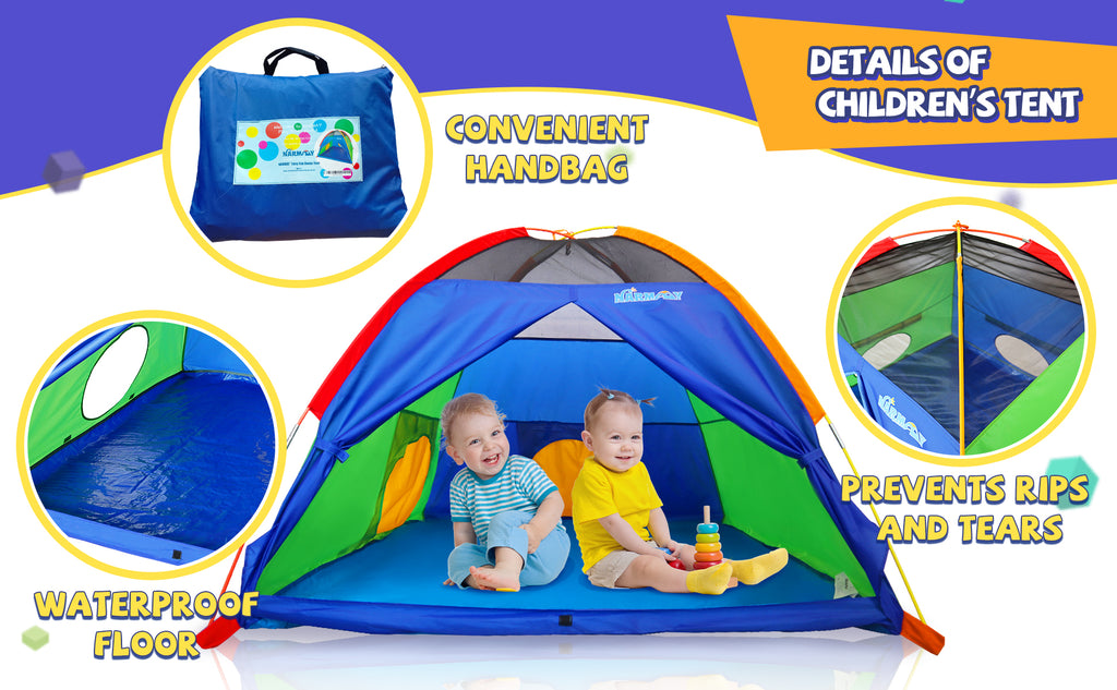 Play Tent for Kids Indoor Outdoor Fun - 60 x 60 x 44 inch M1241