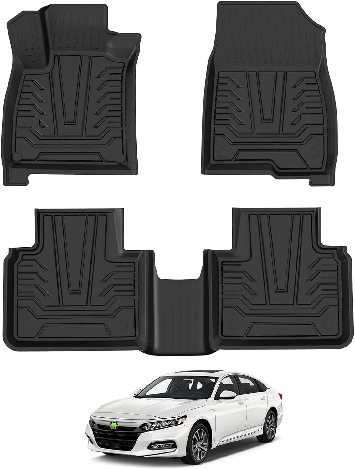 All-Weather Car Floor Mats Full Set TPE T205