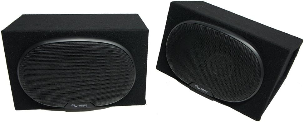 Black Dual 6x9 Speaker Box Enclosures A942