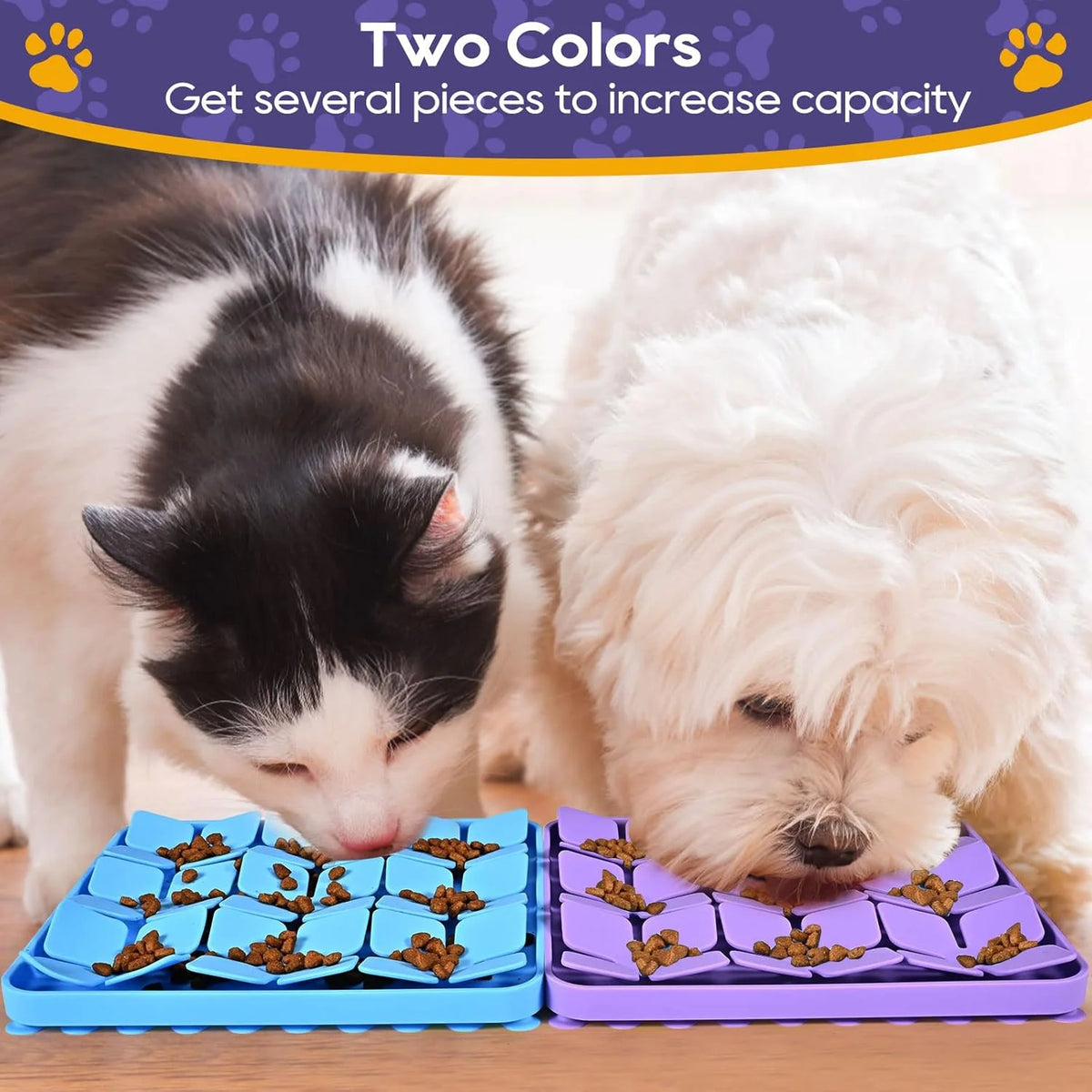 Purple Silicone Snuffle Mat for Dogs I7587