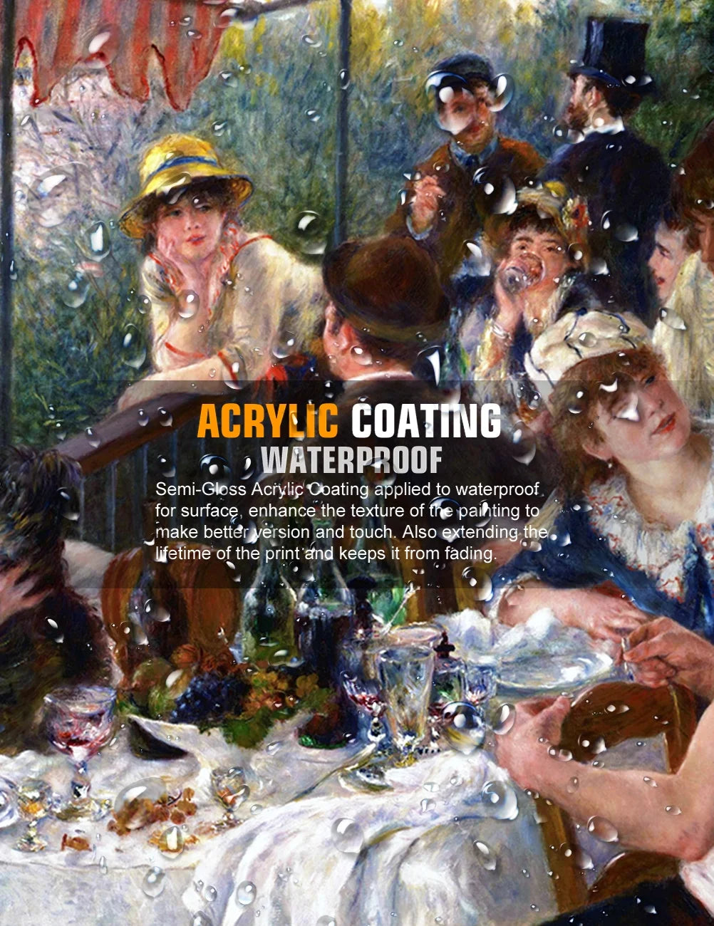 Oil Painting Reproduction on Canvas, 18x12" X8915