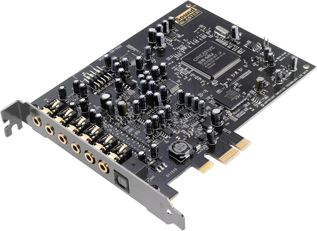Sound Blaster Audigy PCIe RX 7.1 Sound Card with Headphone Amp U945372