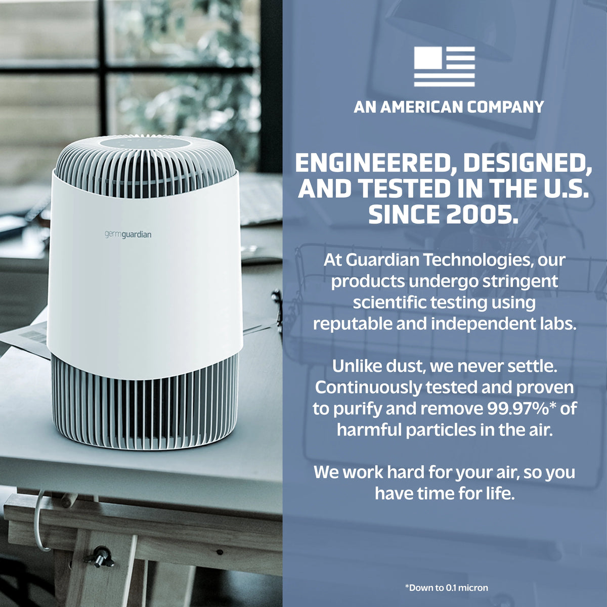 Air Purifier with HEPA Filter, UV-C, 1095 Sq. ft. S937