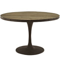 48" Round Wood Top Dining Table O751825