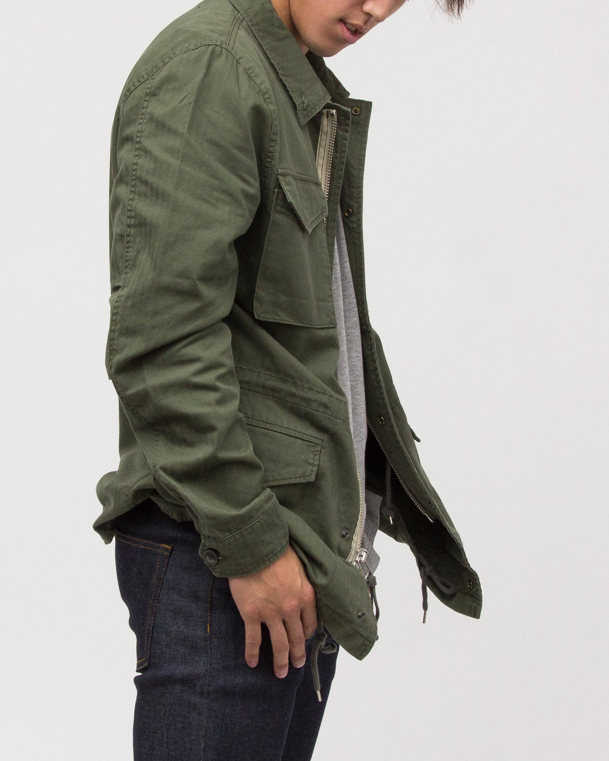 Camo Woodland Field Coat K7609