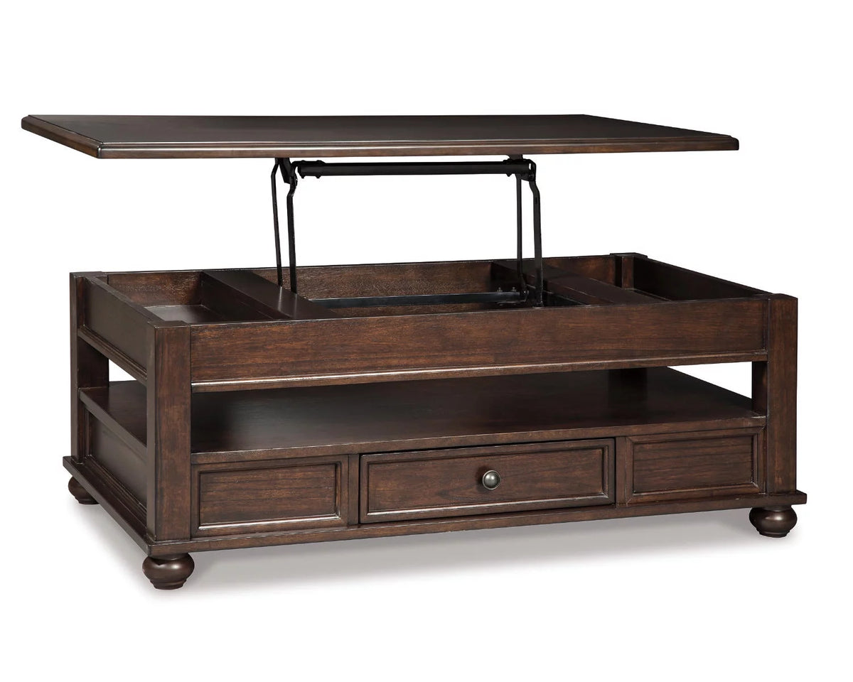 Dark Brown Coffee Table with Lift Top R323