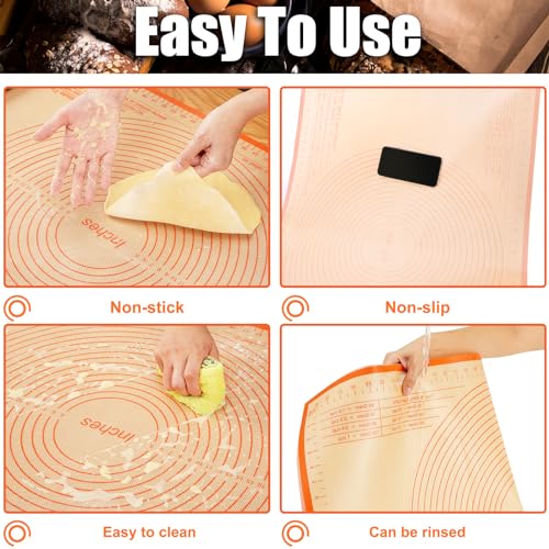 Non-slip Silicone Extra Large Baking Mat with Measurement H808021