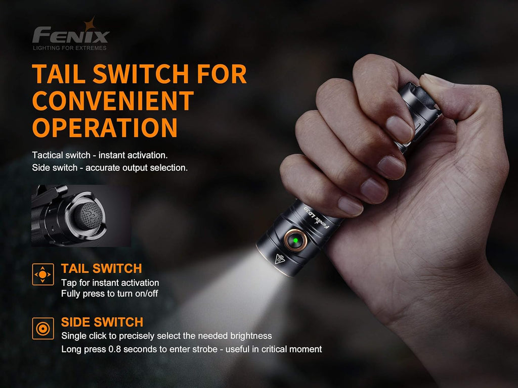 1600 Lumen LED Tactical Flashlight P4526