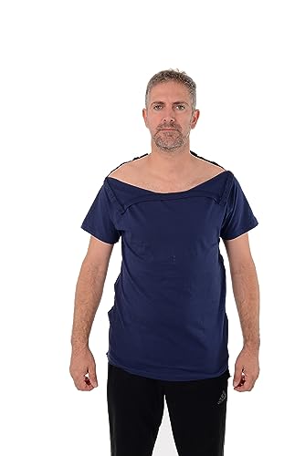 Tearaway Snap Open Shirt for Shoulder Recovery E4601