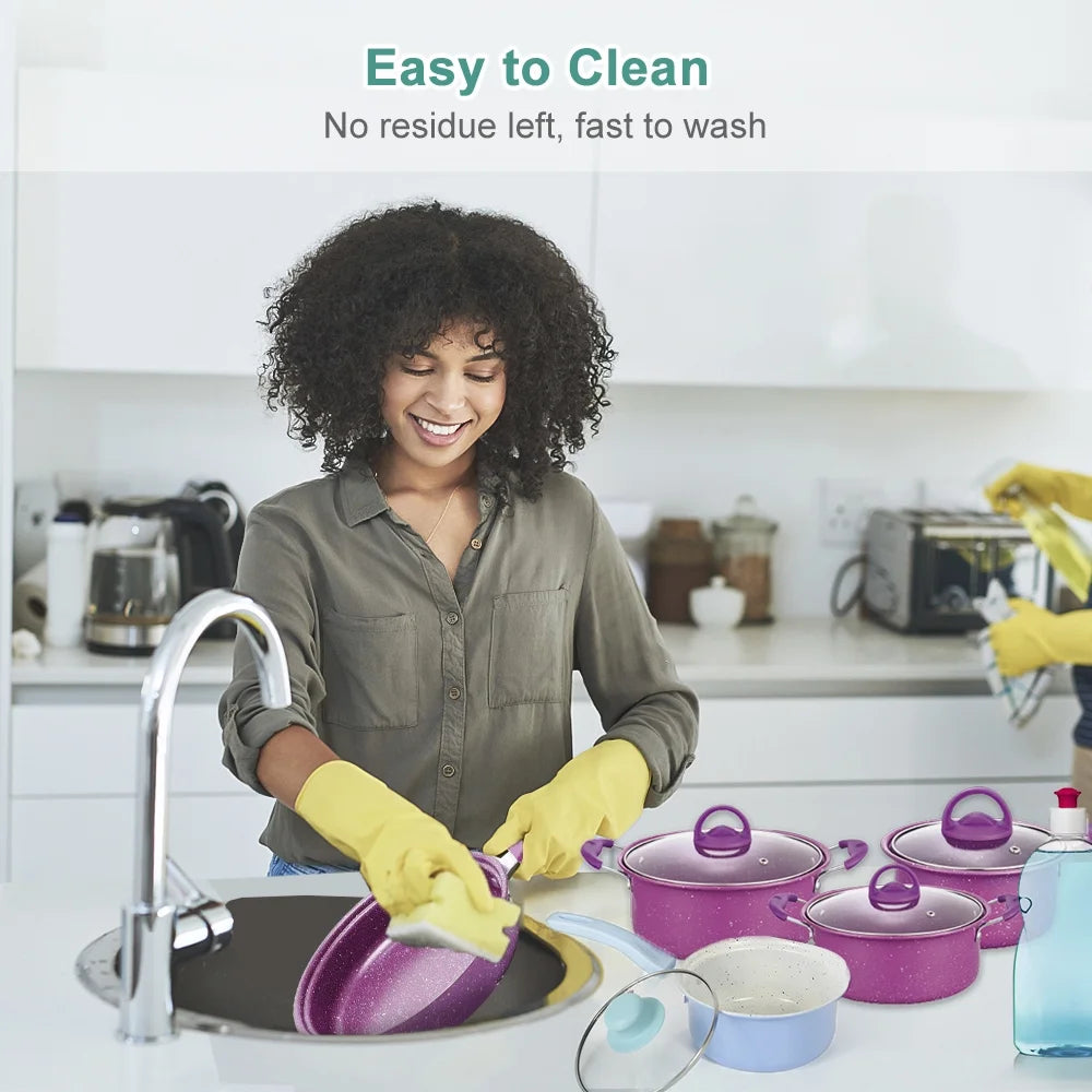 13 Piece Non-Stick Cookware Set E409