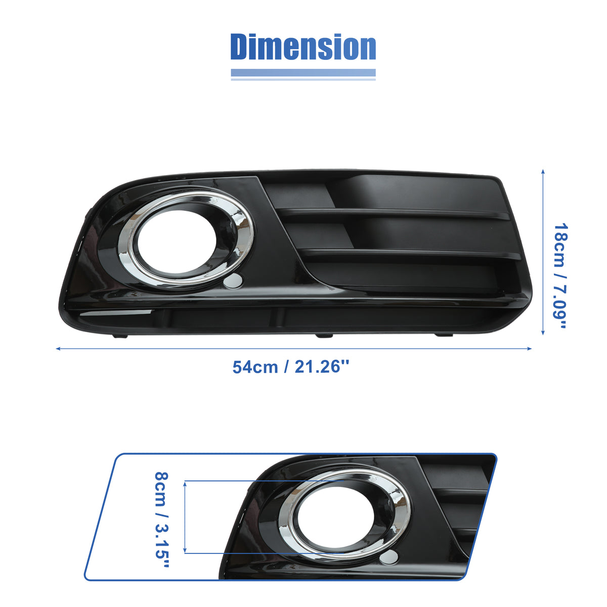 Fog Light Grille Cover Trim for Audi Q5 W398925