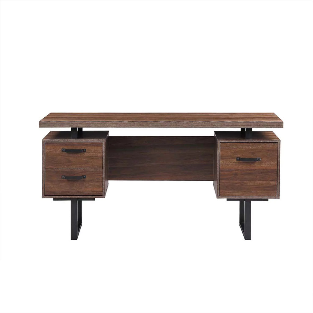 Computer Desk with Drawers 59 inch Writing Table U496251