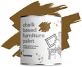 Matte Shabby Chic Chalk Based Furniture Paint 1L Mustard Brown F6826