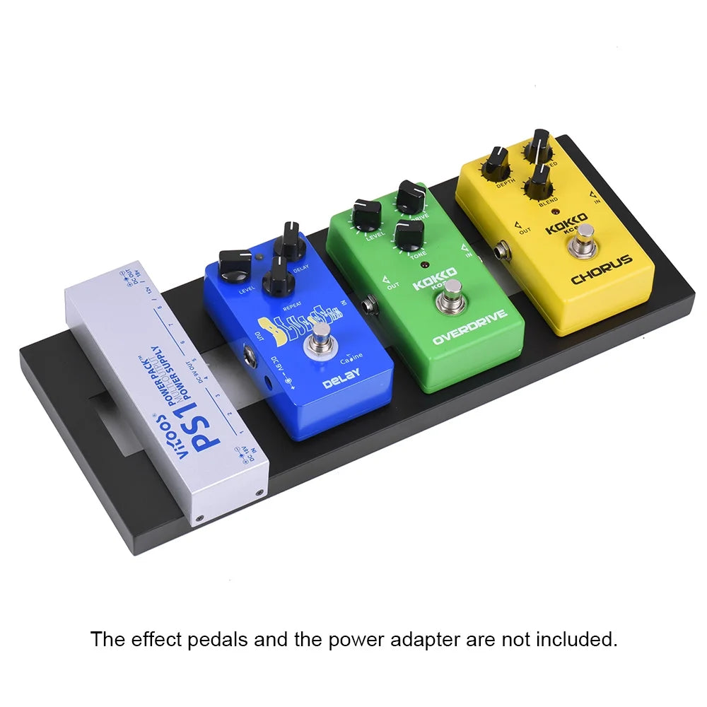 Mini Aluminum Alloy Guitar Pedal Board with Carrying Bag V23022