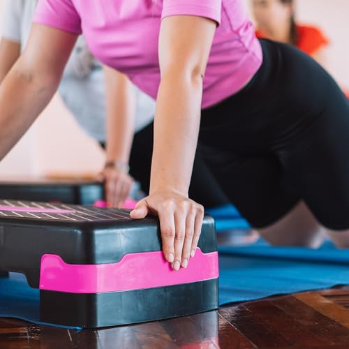 Compact Portable Aerobic Step Platform with Adjustable Height U216