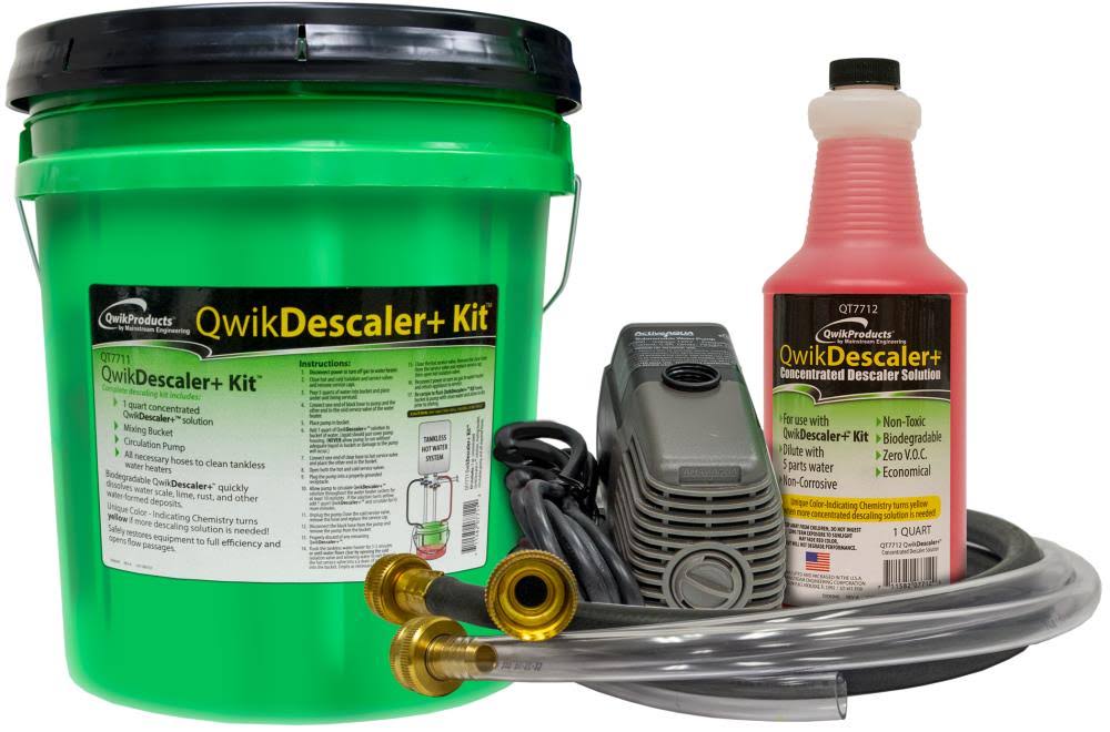 1 Quart Descaler Solution with Pump, Container, Hoses X43411
