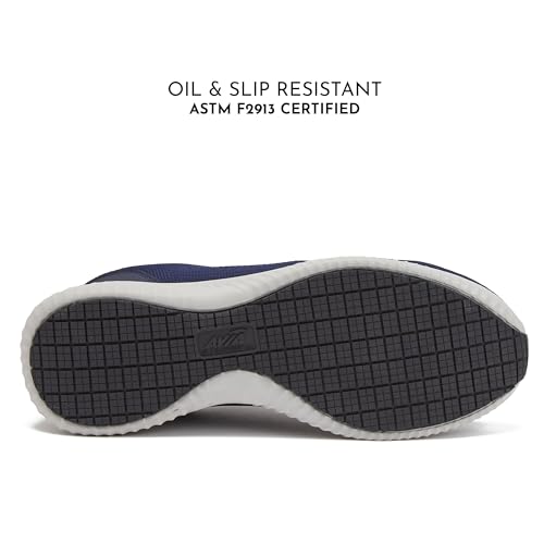 Black Non Slip Slip On Mesh Work Shoes S91358