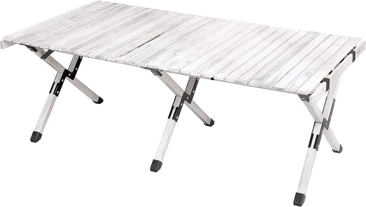 Wood Portable Foldable Picnic Table with Carry Bag W75587