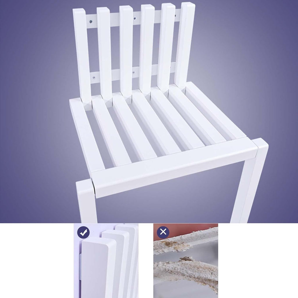 Solid Wood Folding Wall Mounted Stool with Supporting Legs G5831