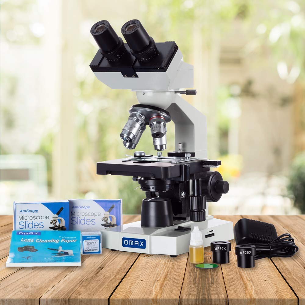 40X-2000X LED Binocular Compound Lab Microscope Q797