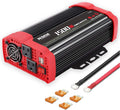 1500W Car Power Inverter 12V DC to 110V AC Converter with Dual USB Port and AC Outlets Pack of 2 N2817