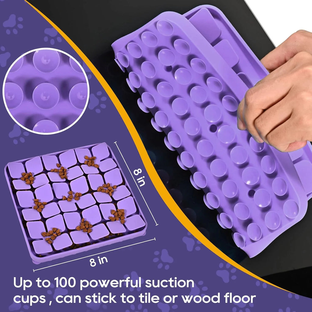 Purple Silicone Snuffle Mat for Dogs I7587