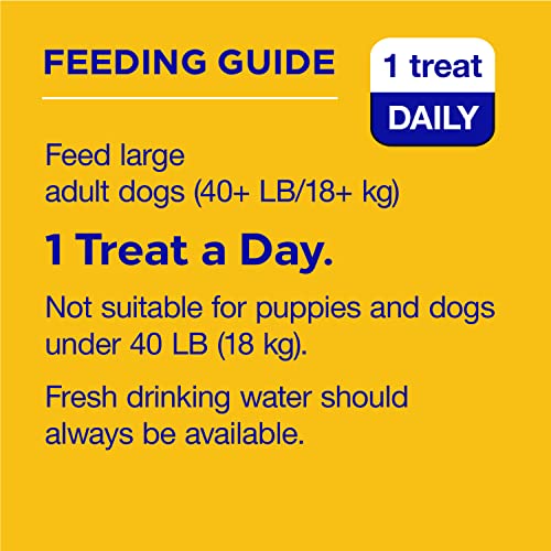 2.08 lb. 40 Treats Large Dog Dental Treats N192